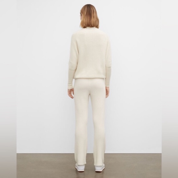 NWT Club Monaco Wool-Cashmere Ribbed Pant - Size Medium - Picture 2 of 6